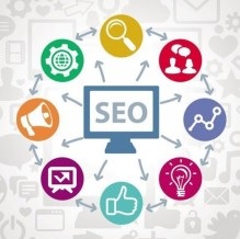 seo tools and ideas in a circle