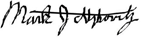 authorized signature