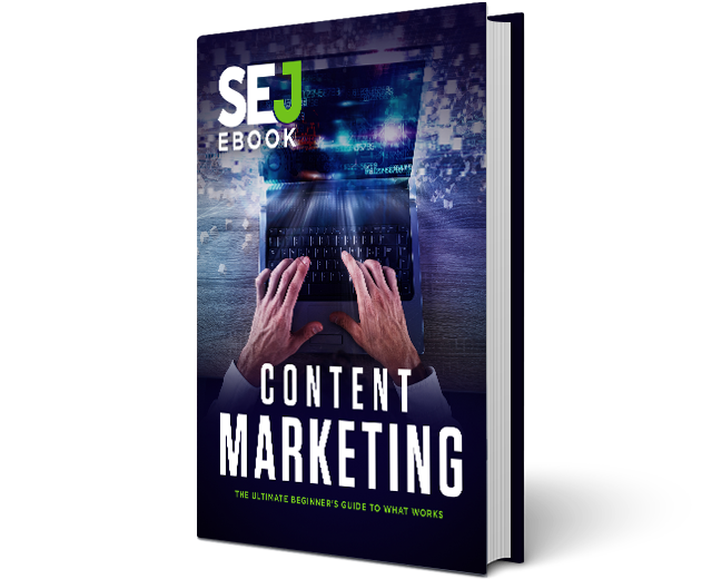 Content Marketing SEJ eBook cover